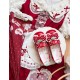 Sheep Puff Strawberry Flat Shoes(Limited Pre-Order/4 Colours/Full Payment Without Shipping)